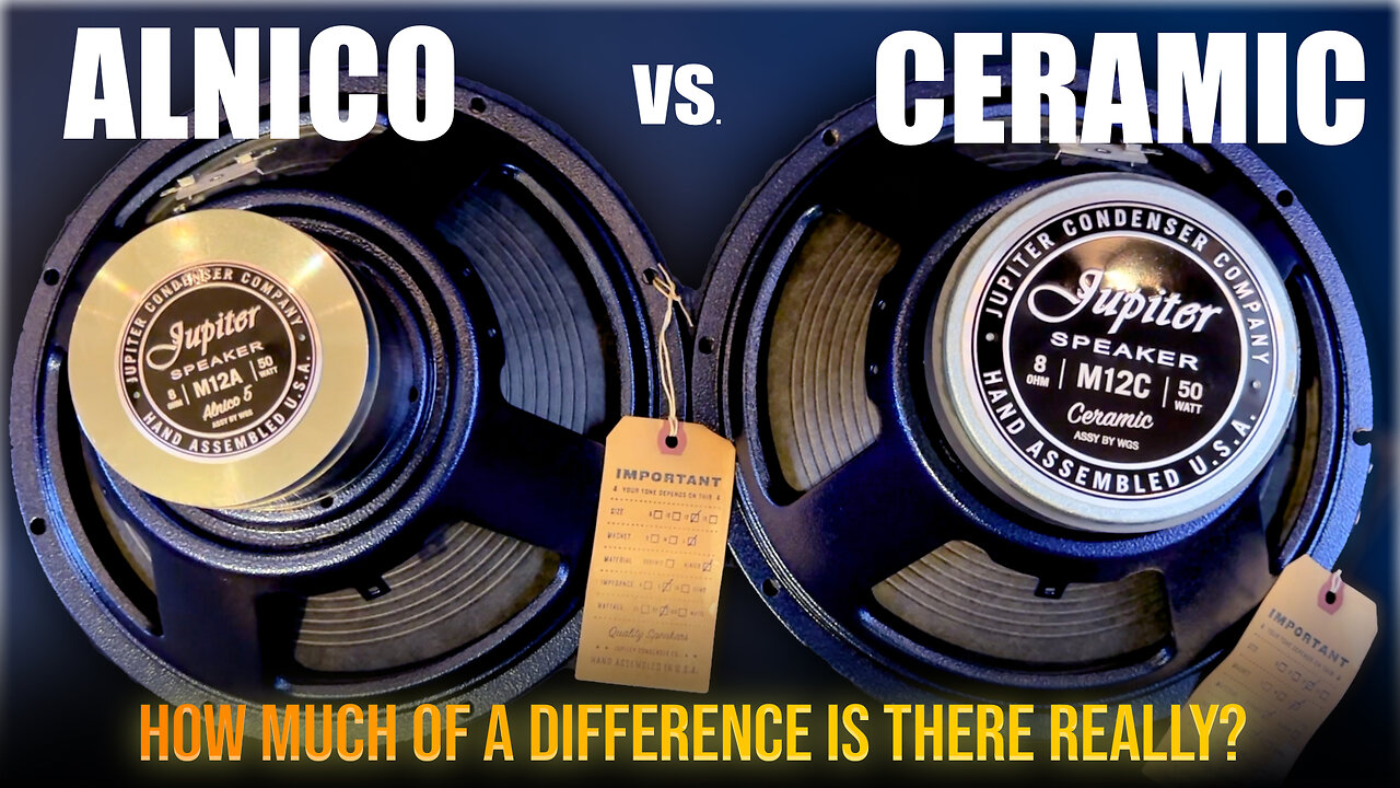 Alnico vs. Ceramic Guitar Speakers | How Much of a Difference Is There?