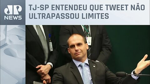 Justiça nega recurso de Eduardo Bolsonaro contra youtuber que sugeriu a morte do deputado