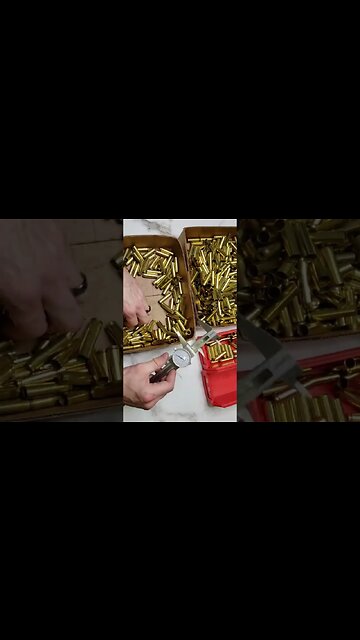 Sorting 450 Bushmaster Brass By Trim Length Because Brass Prep Sucks, lol