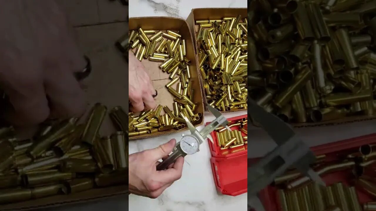 Sorting 450 Bushmaster Brass By Trim Length Because Brass Prep Sucks, lol