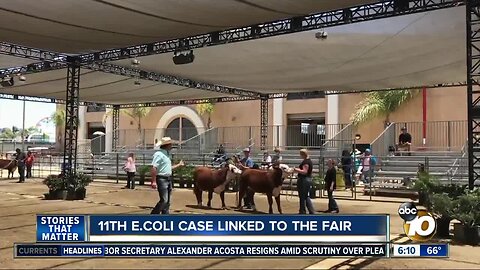 11th E. Coli case linked to San Diego County Fair surfaces