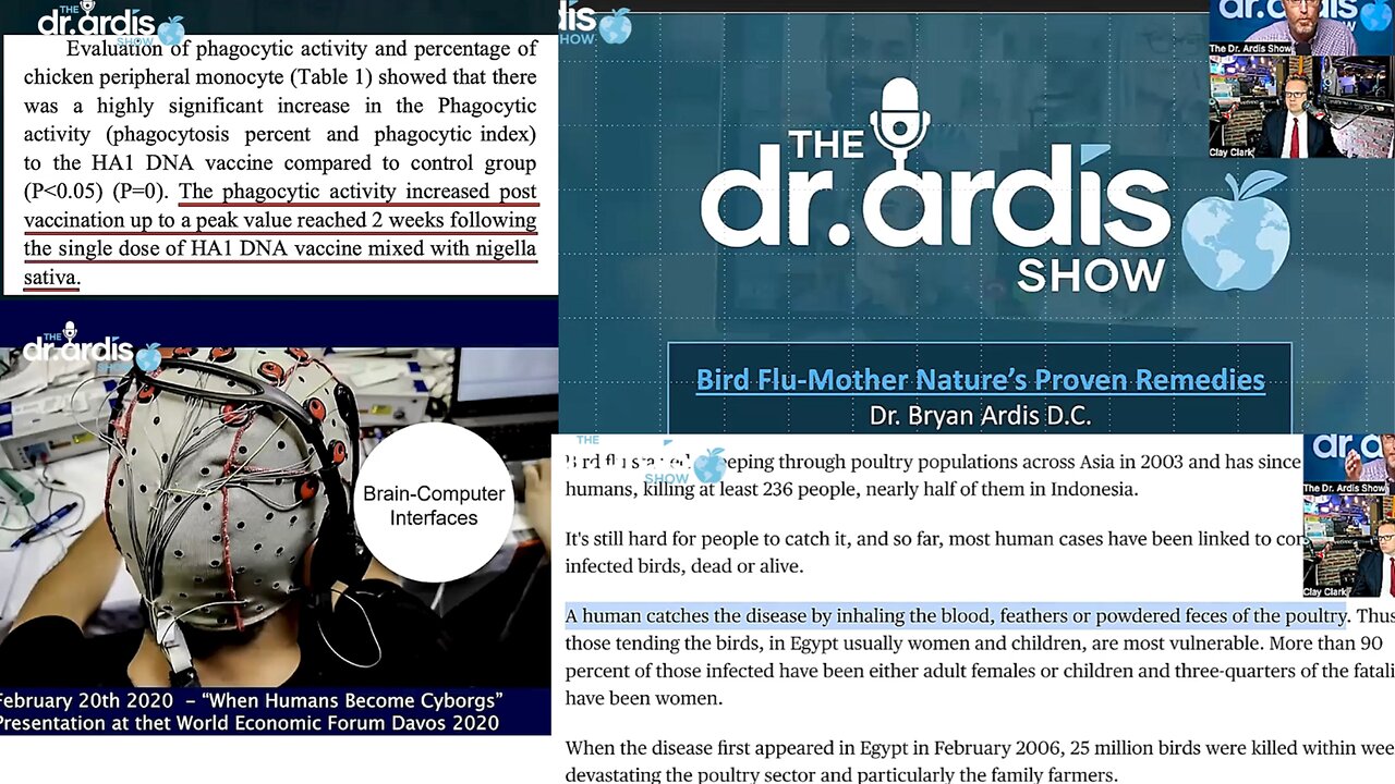 Dr. 'Bryan Ardis' Show 'EMF' The 'Bird Flu' & 'Elon Musk's Warning with 'Clay Clark'