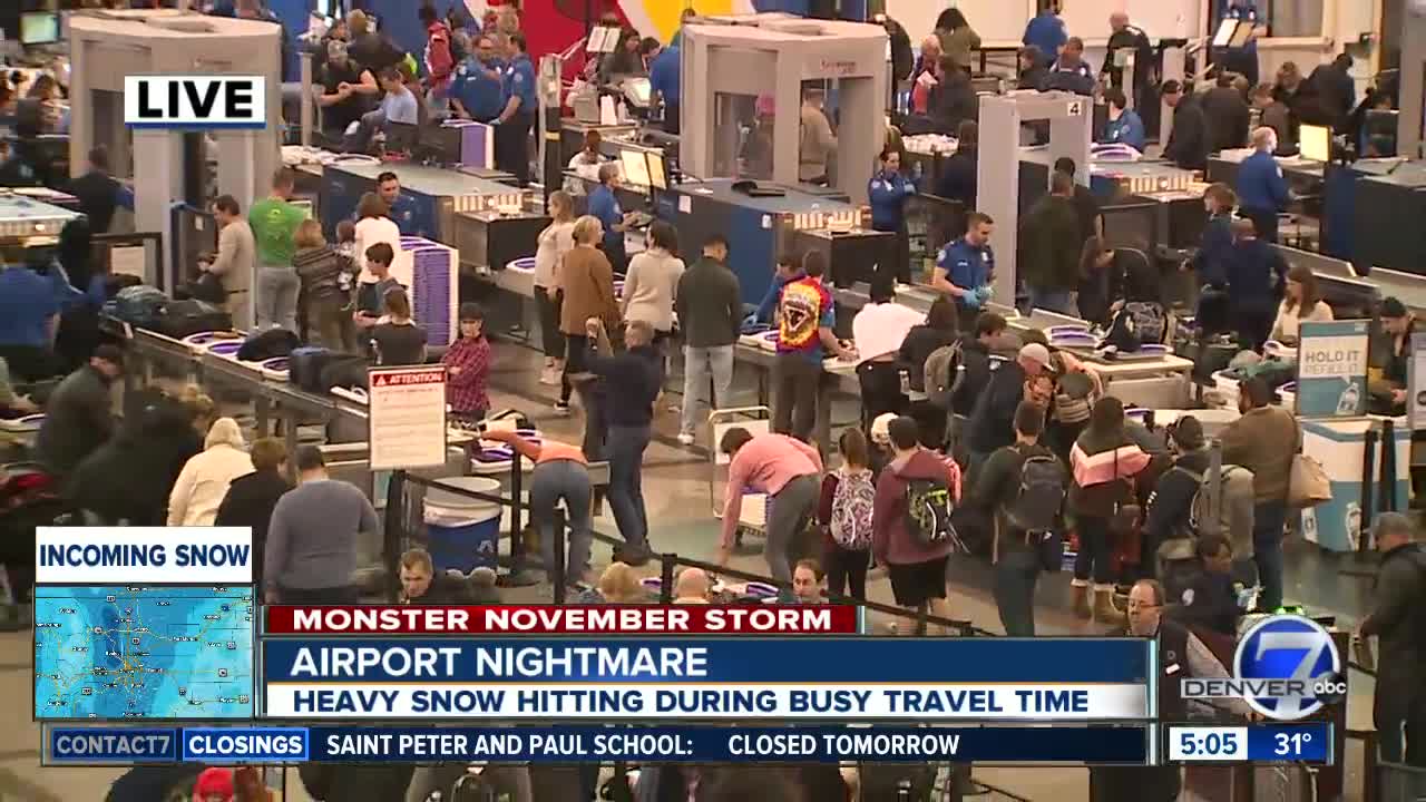 Thanksgiving travel week kicks off as winter weather moves in