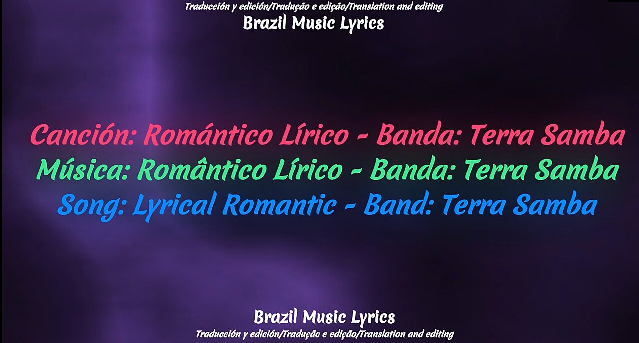 Brazilian Music: Lyrical Romantic - Band: Terra Samba