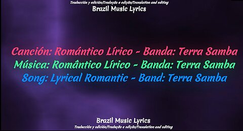 Brazilian Music: Lyrical Romantic - Band: Terra Samba