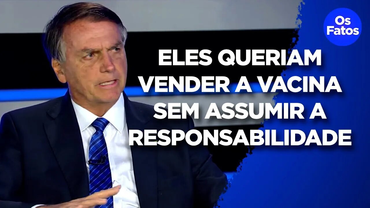 BOLSONARO FALA SOBRE A COMPRA DA VACINA E PORQUE NÃO COMPROU LOGO NO INÍCIO DA P4D3MLA