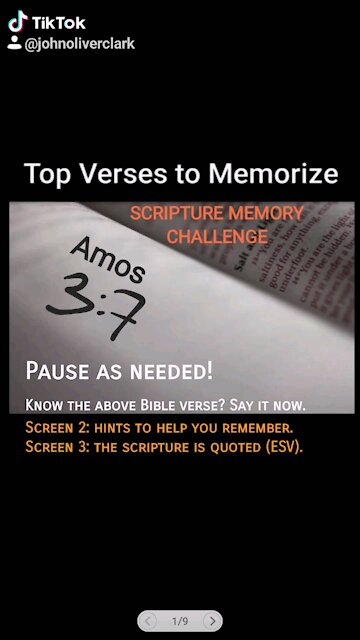 Top Verses To Memorize, Amos 3:7