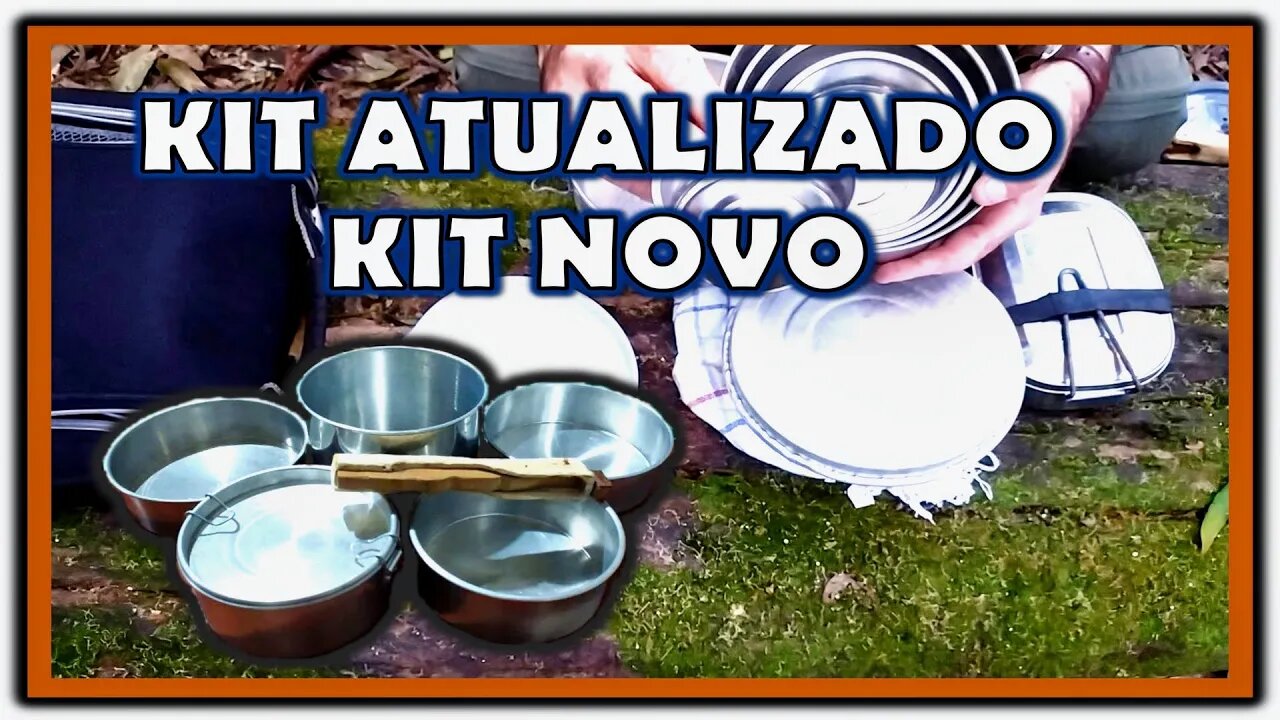 KIT de COZINHA para CAMPING ATUALIZADO 2023