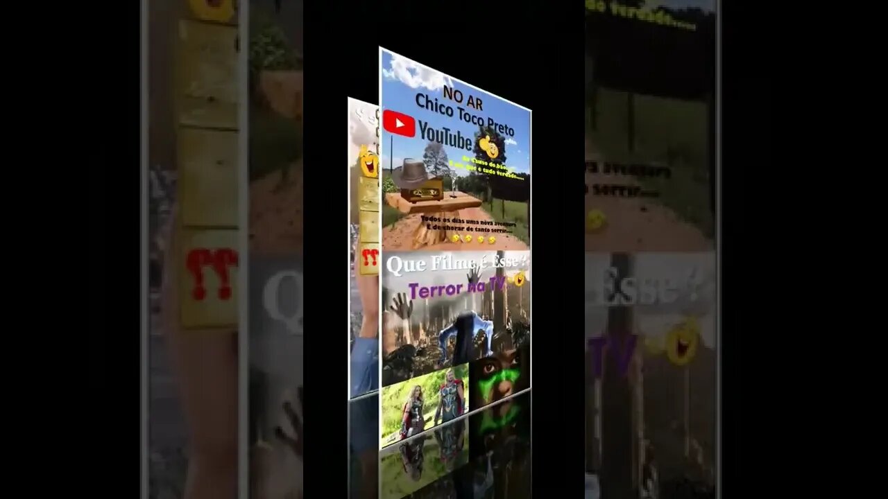 Chico Toco Preto assistindo filmes e a confusão começa...