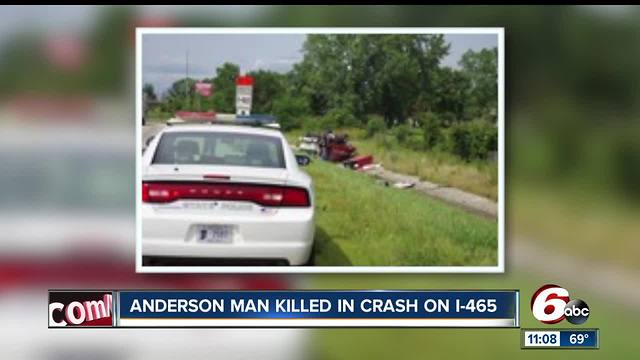 Anderson man killed in crash on I-465