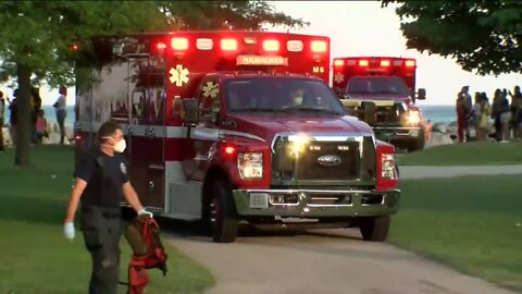 "Just a tragedy": Officials say Good Samaritan, 14-year-old boy die at McKinley Beach