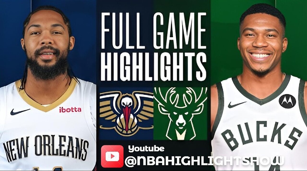 Milwaukee Bucks vs New Orleans Pelicans Full Game Highlights | Jan 27 | 2024 NBA Season