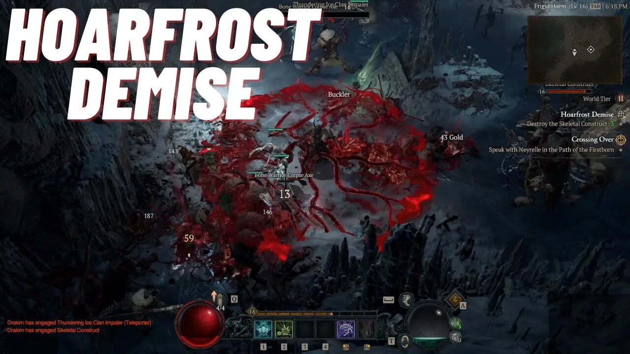 Diablo 4 - Hoarfrost Demise