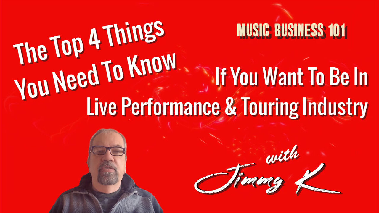 The Top 4 Things You Need To Know If You Want To Be In Live Performance & Touring Industry