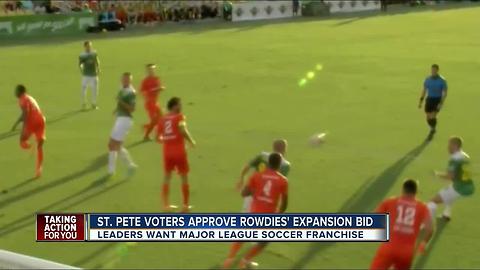 St. Pete residents vote in favor of Rowdies stadium expansion