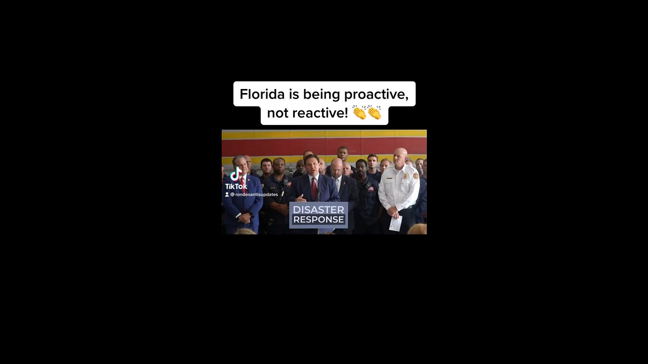 Governor DeSantis: Florida is being proactive, not reactive