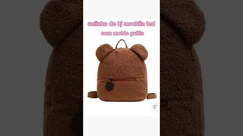 se inscreva e ative 🔔 #moldegratis #sapatinhodebebe #mochila #mochilainfantil #costuracriativa #bebê