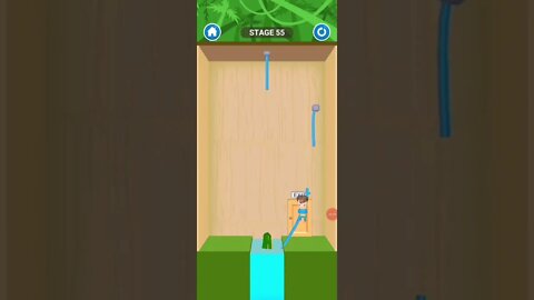 rescue cut rope puzzle 😎 #shorts