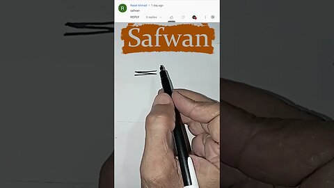 Safwan name signature | 2023 #shortsviral #signature #art