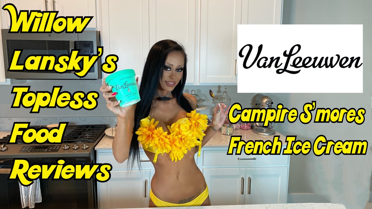 Willow Lansky's Topless Food Reviews VanLeeuwen Campfire S'mores French Ice Cream