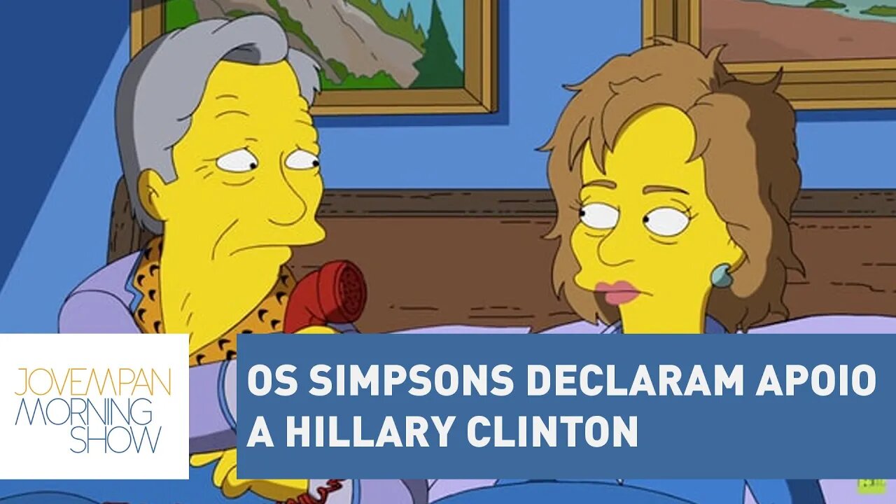 Com voto de Homer e Marge, Simpsons declaram apoio a Hillary Clinton