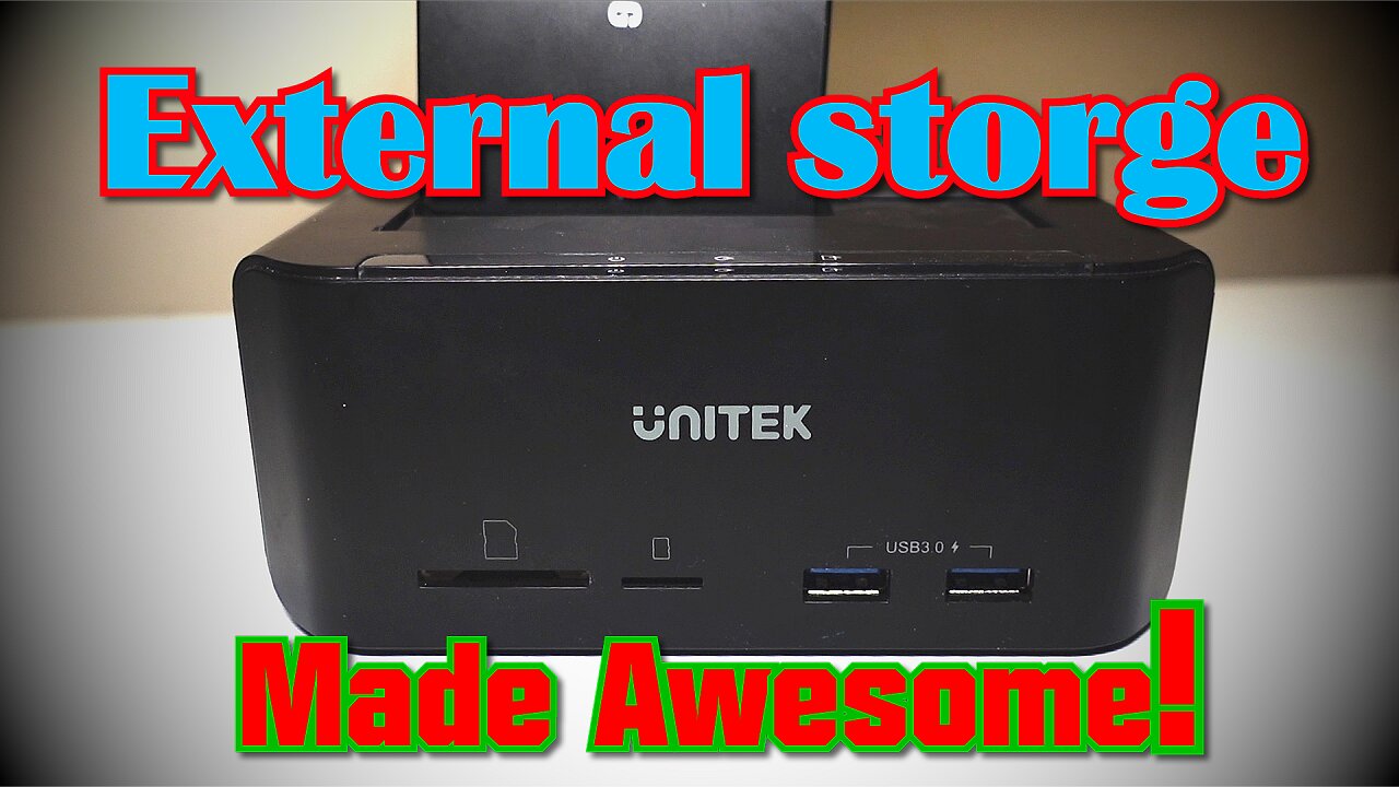 External Storage Enhanced Unitek Docking Station