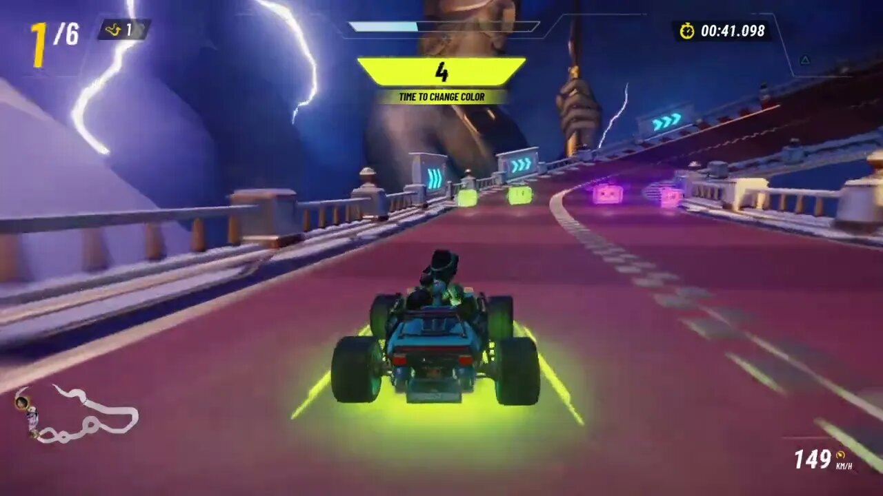 Disney Speedstorm: Athena's Circuit Color Match Race
