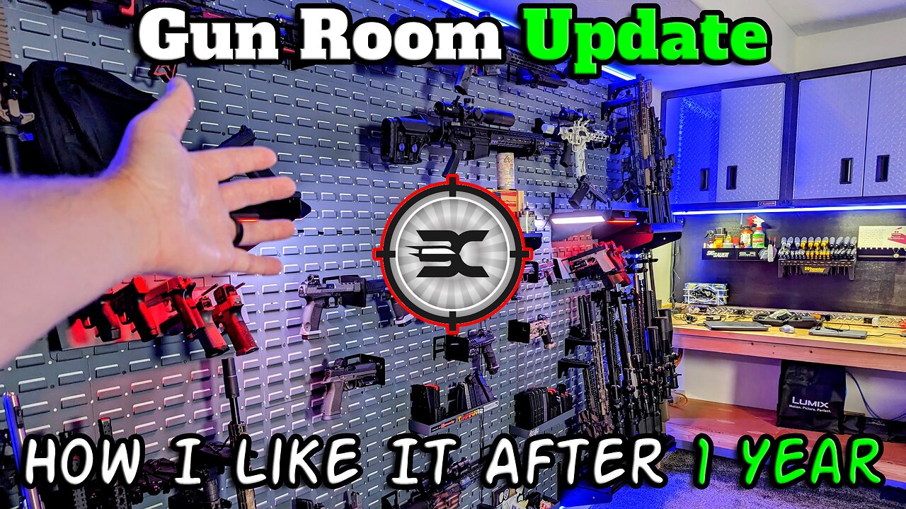 Gun room update, how the gun wall works and a much needed upgrade!