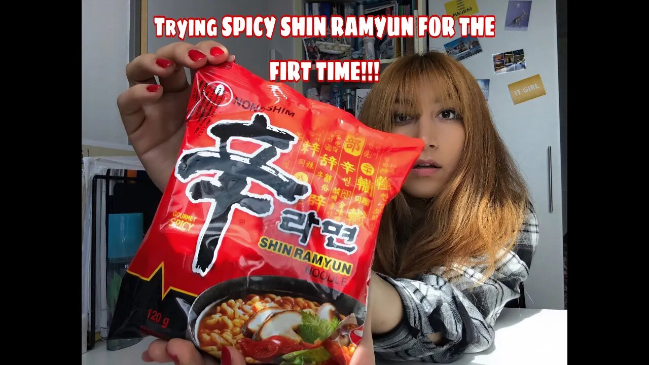 [FIRST TRY] Famous Korean Super Spicy Shin Ramyun | Asian Snacks | Eating Show | Mukbang | ASMR