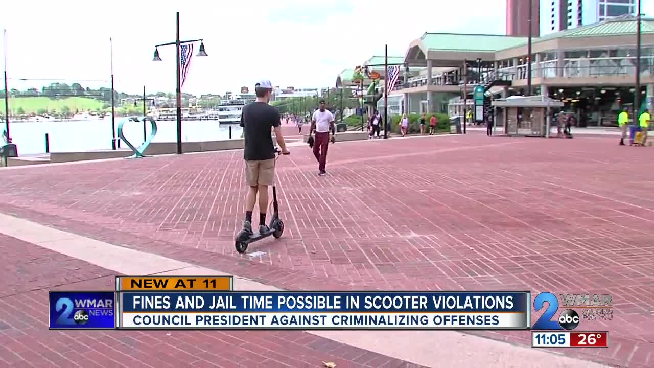 Baltimore City introduces bill to criminalize scooter offenses