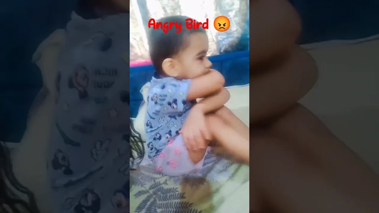 Gussa ho gae😆 #angrybirds #babygirl #babyshorts #gorakhpuriya #baby #mummy