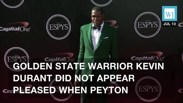 Peyton Manning Opens ESPYs With Comic Jab At Kevin Durant