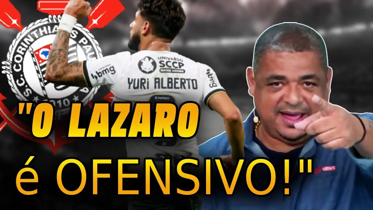 "DEU PRA VER O ESQUEMA DO LÁZARO." VAMPETA COMENTA SOBRE A GOLEADA DO CORINTHIANS NO PAULISTÃO