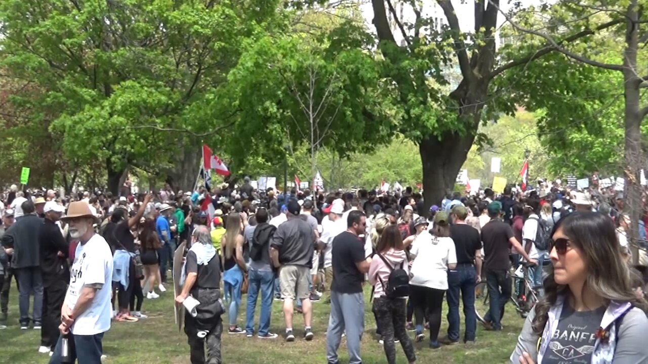 10 000+ Canadians Protested Tyranny in Toronto on May 15, 2021