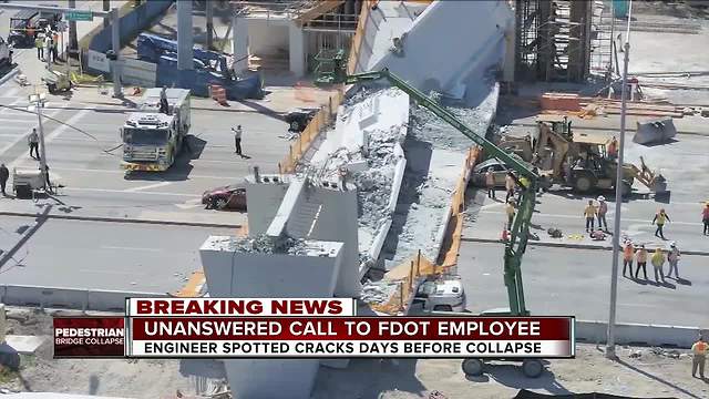 FDOT warned about FIU bridge cracking 2 days before fatal collapse - but didn't hear voicemail