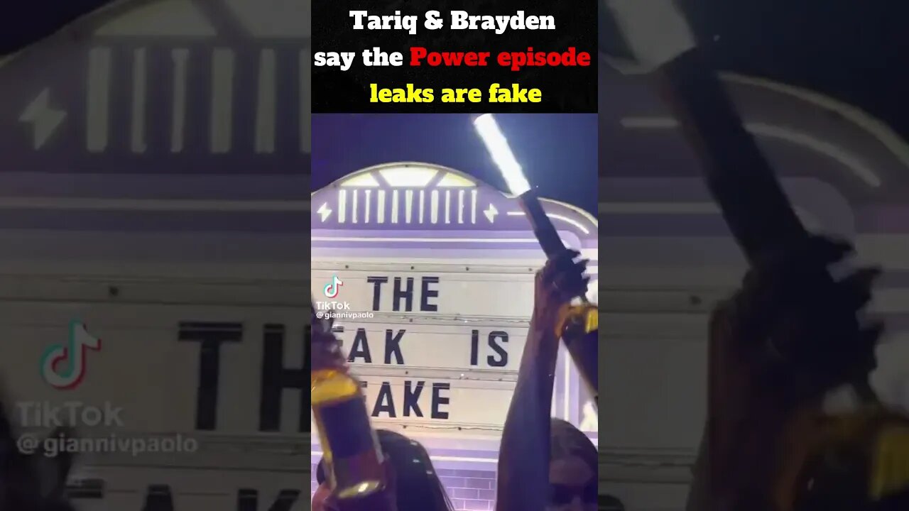 Tariq & Brayden say the Power episode leaks are fake