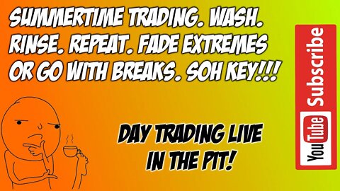 Futures Day Trading Live in The Pit