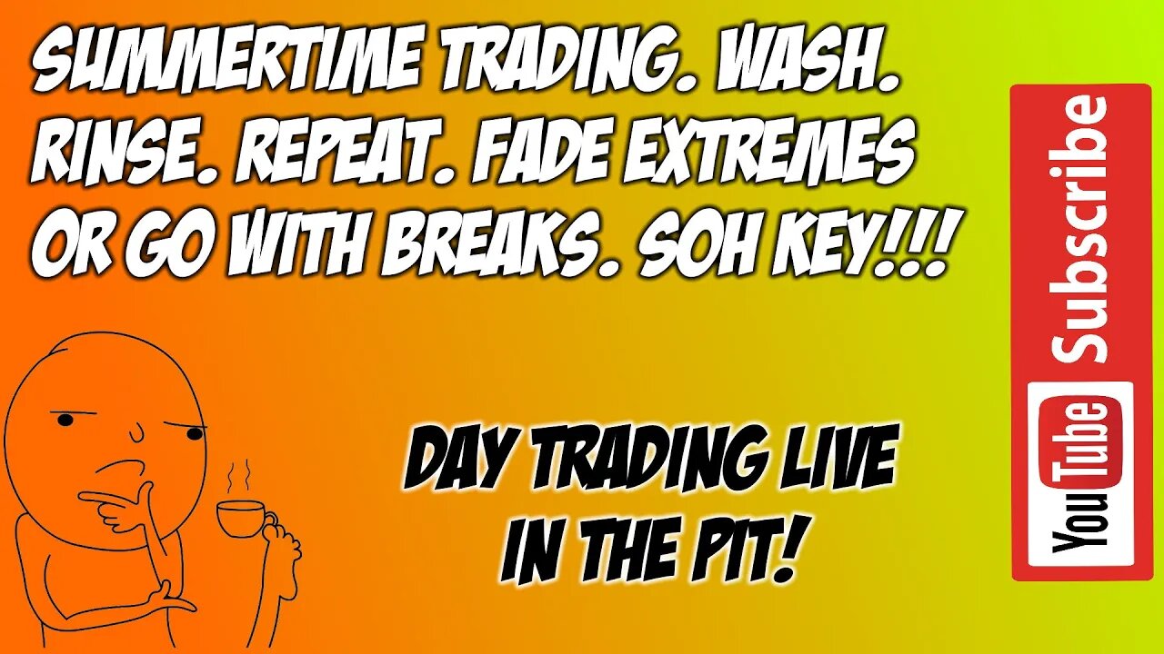 Futures Day Trading Live in The Pit