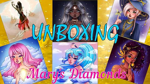 Unboxing all my Mary's Diamonds Stash | Part 4 | 31 days of Crafting