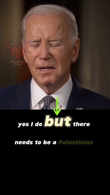 Biden takes a strong stance on Israel in 60 minutes interview says Gaza occupation a mistake #satire