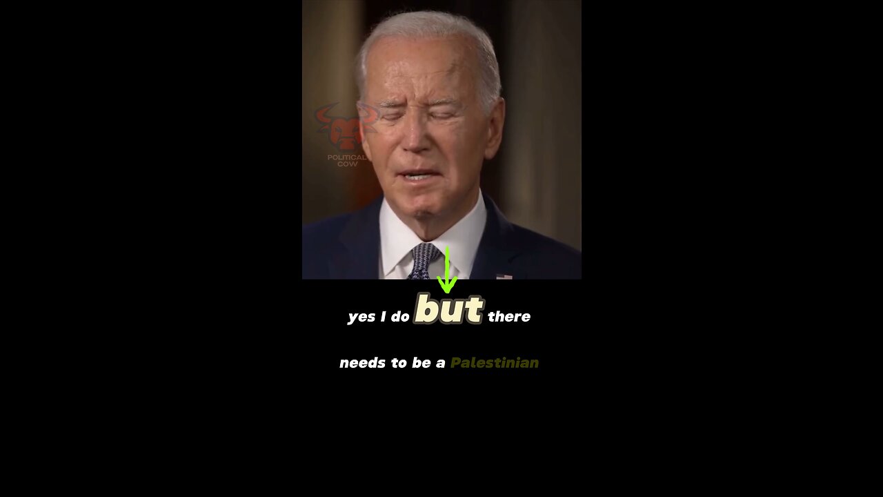 Biden takes a strong stance on Israel in 60 minutes interview says Gaza occupation a mistake #satire