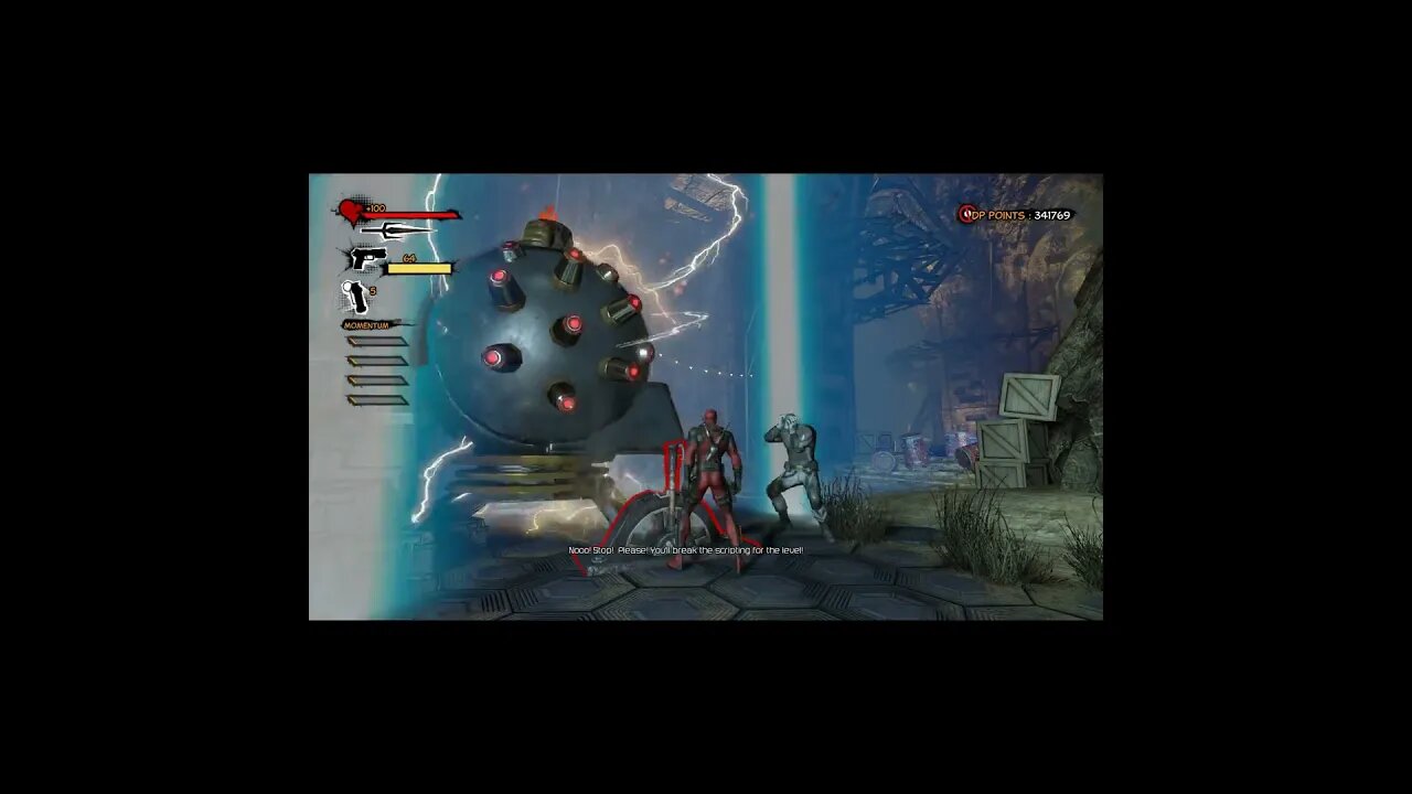 Deadpool Breaks The Scripting For The Level #Shorts