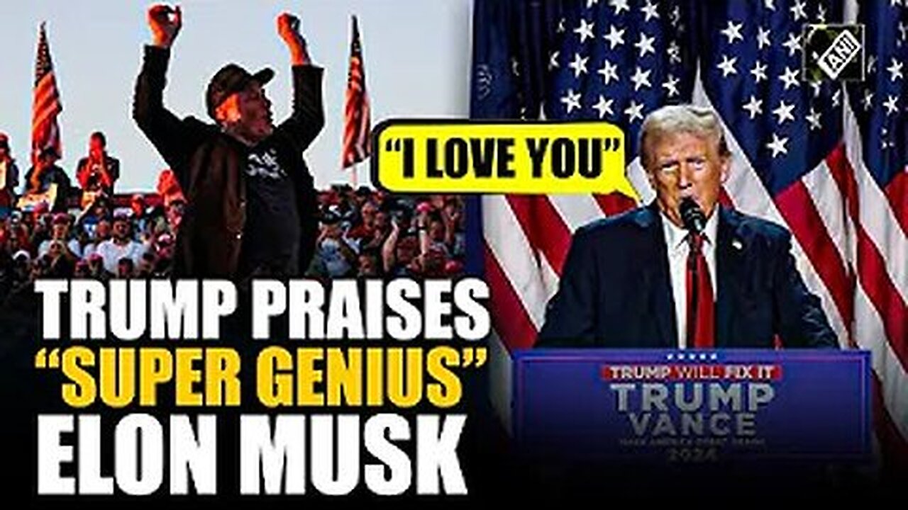 I love You…” Donald Trump praises “super genius” Elon Musk during victory speech in Florida