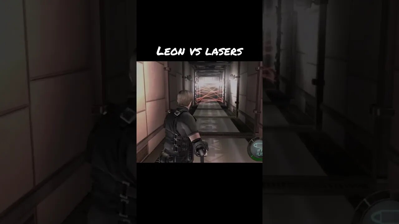 Leon Makes Security System Rethink Its Life Choices #residentevil4 #gaming #shorts