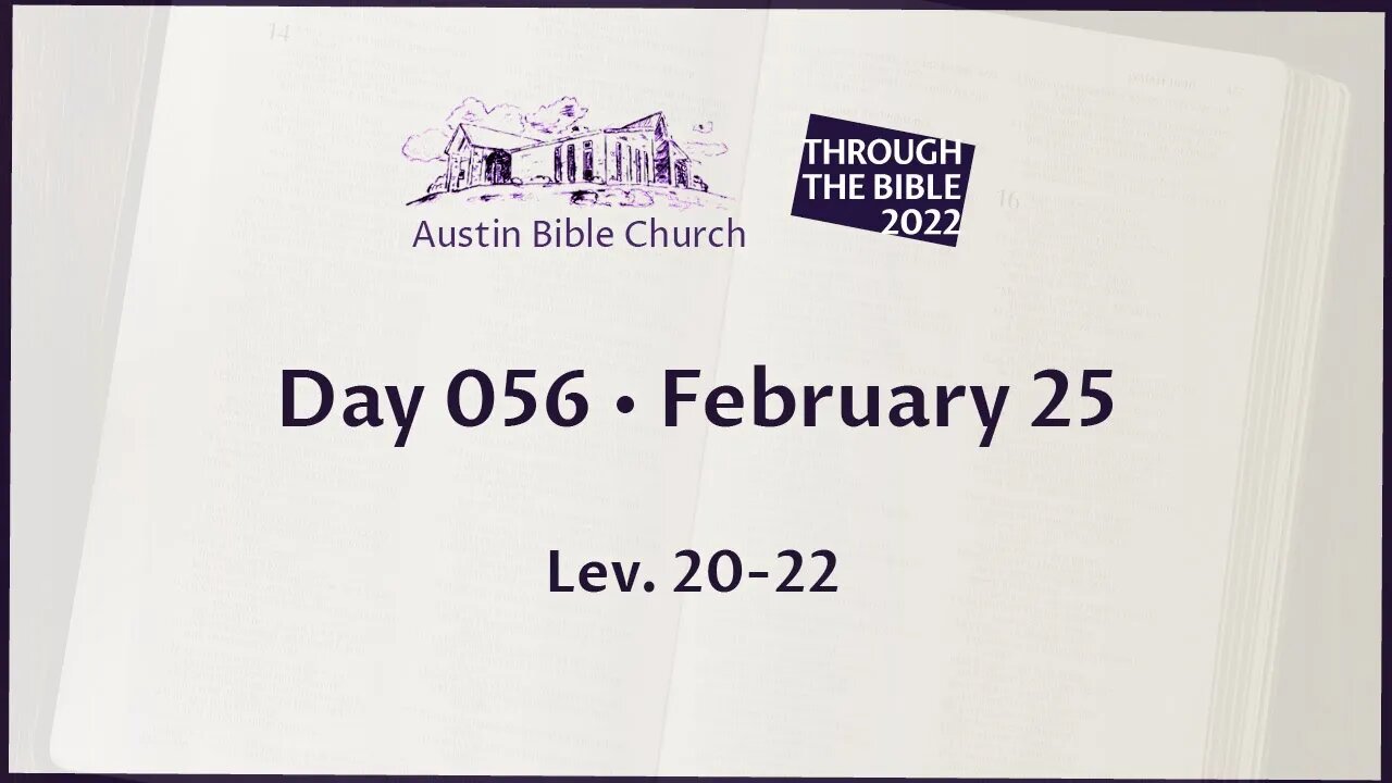 Through the Bible 2022 (Day 056)