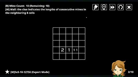 Minesweeper but You're Walled In