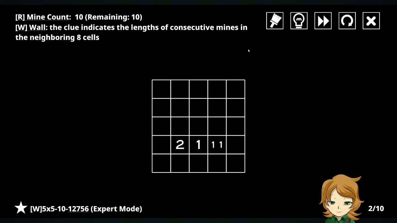 Minesweeper but You're Walled In