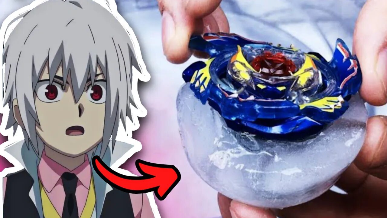 CONGELEI MEU BEYBLADE! BEYBLADE BURST ICE MOD | SHU REACT