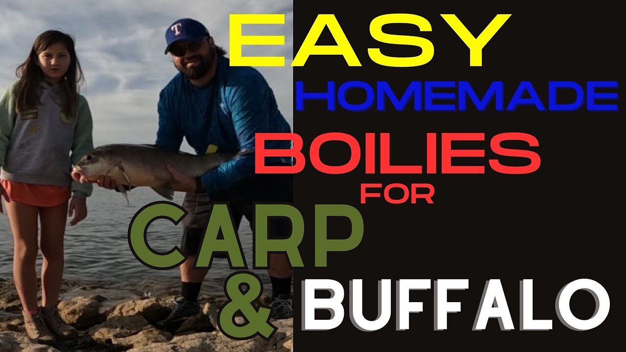 Easy Homemade Carp and Buffalo Boilies