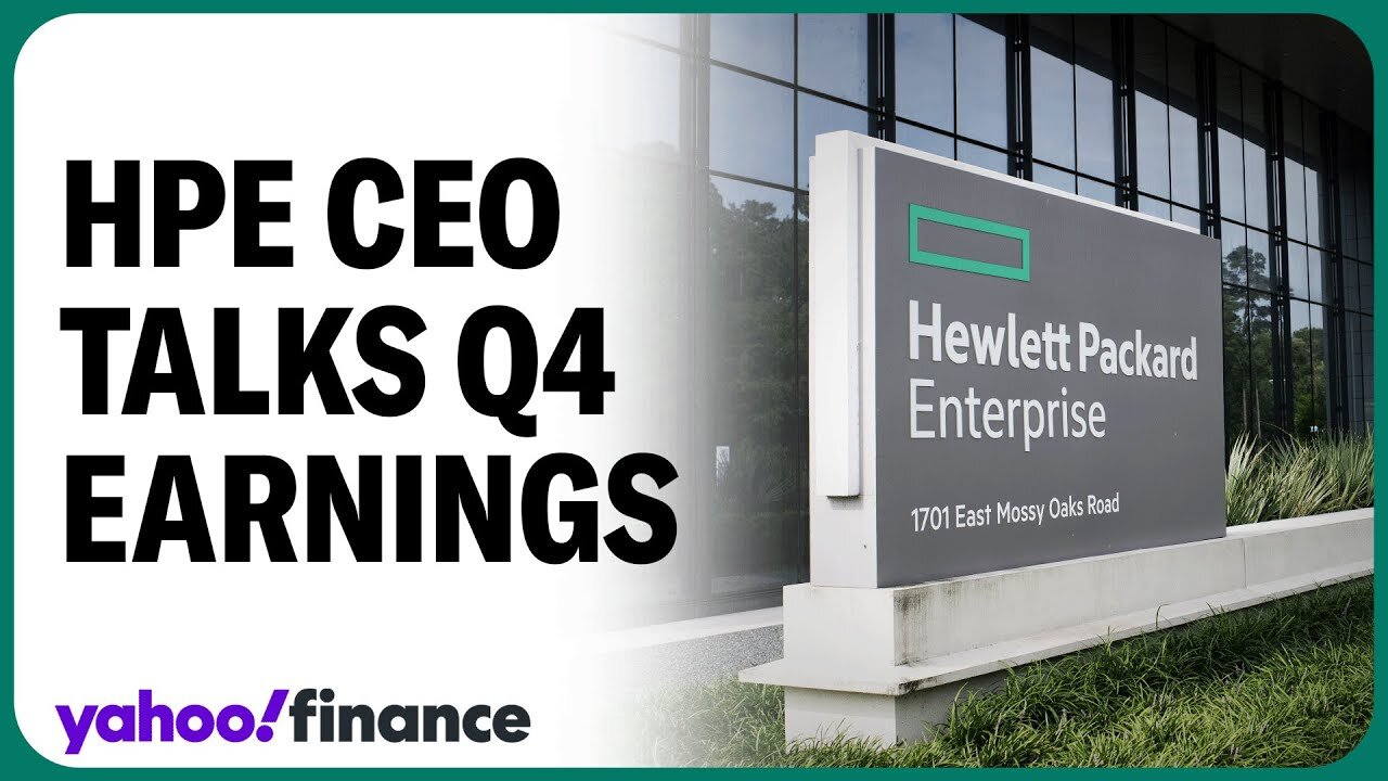 HPE CEO explains what led to Q4 earnings beat